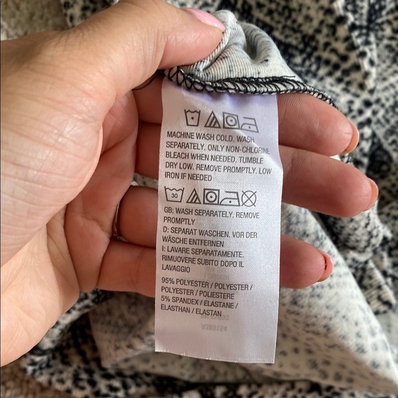 Susan Graver Snakeskin Print Long Sleeve Top - Picture 5 of 5